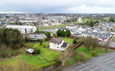 Mullingar town from above